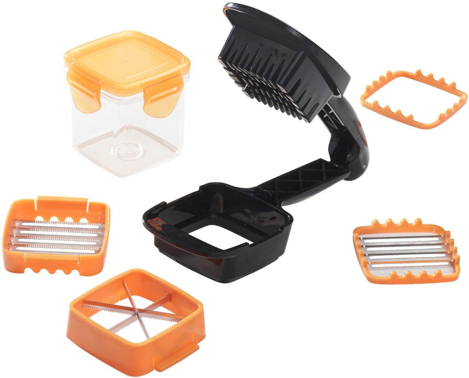 Genius Nicer Dicer Quick, Set 7-tlg., orange  