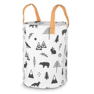 B2X Spielzeugkorb Nukido - Weiß  