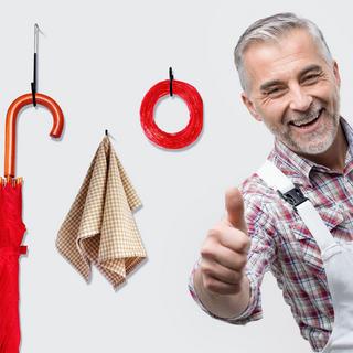 B2X 30-teiliges Wandhaken-Set  