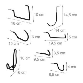 B2X 30-teiliges Wandhaken-Set  