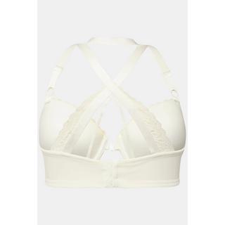 Ulla Popken  Reggiseno con ferretto, pizzo, coppe morbide, chiusura anteriore e coppa B-E 