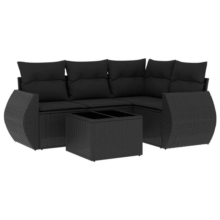 set divano da giardino Polirattan
