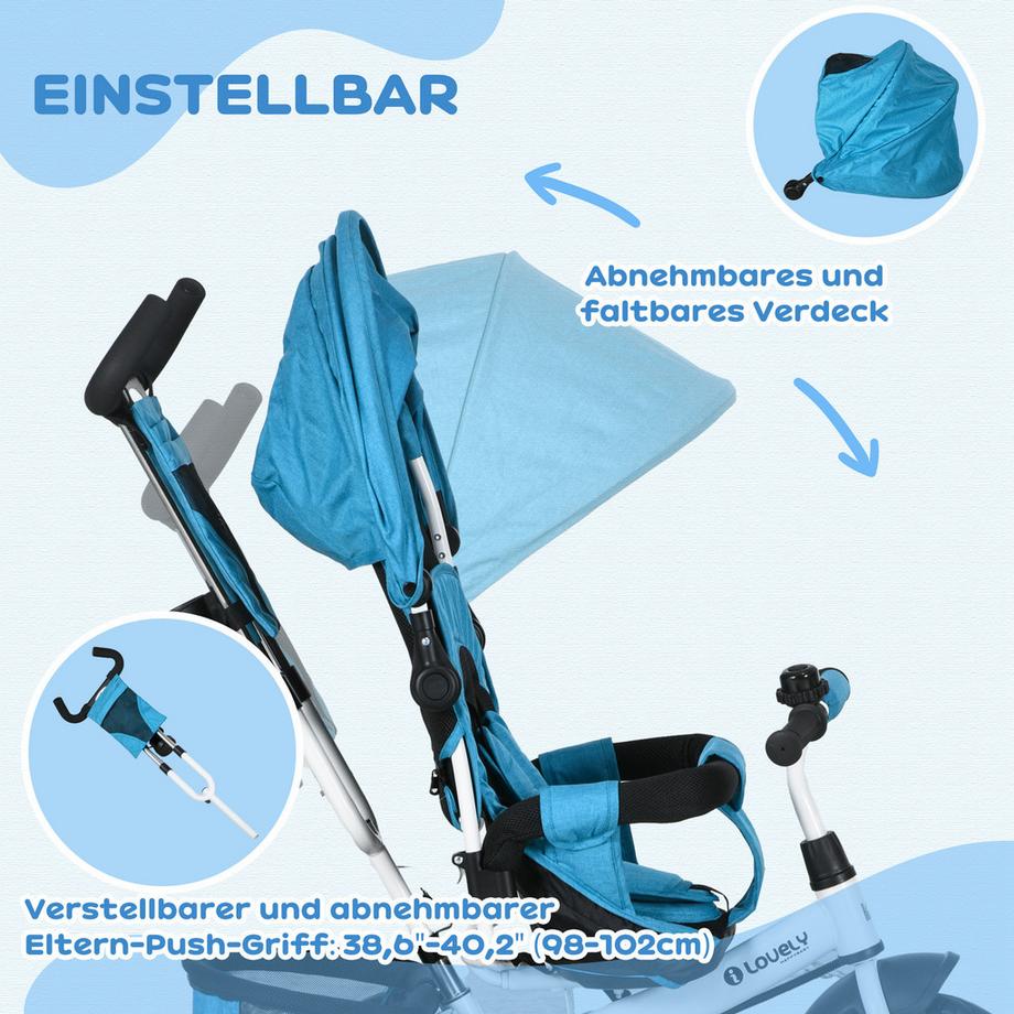 HOMCOM  Kinderdreirad 