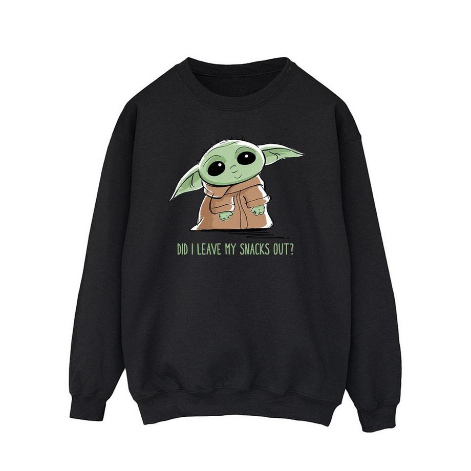 STAR WARS Star Wars The Mandalorian Grogu Did I Leave My Snacks Out Sweatshirt  
