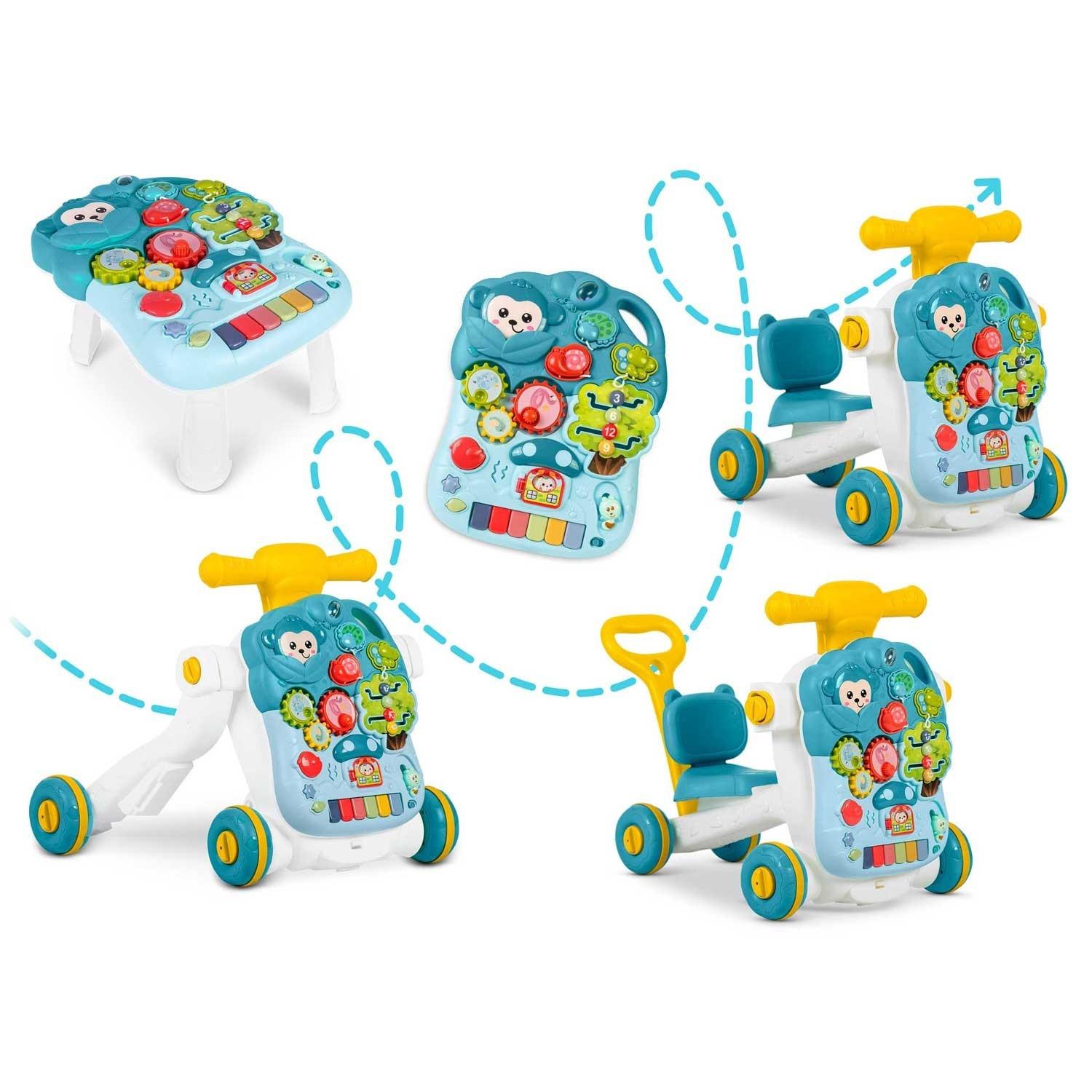 Northix  Tavolo educativo 4 in 1 Ricokids Verde 781500 