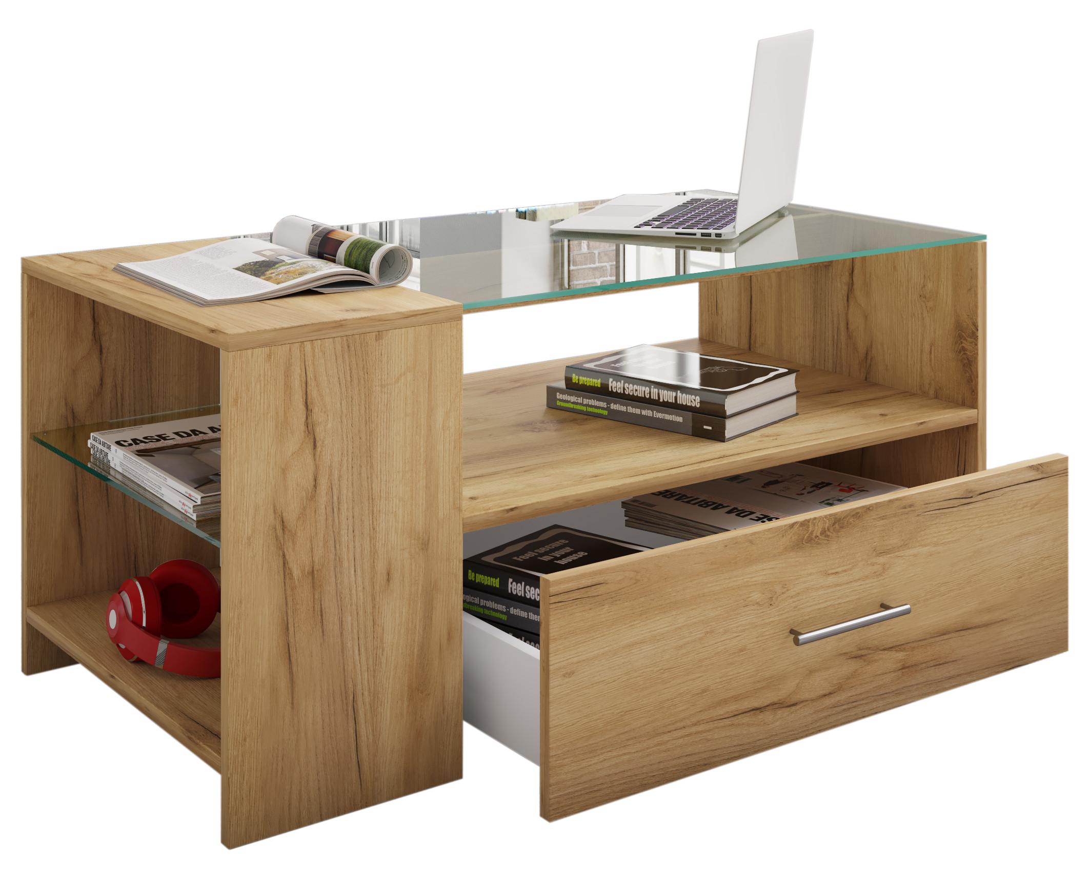 VCM Table basse en bois  Tindala  