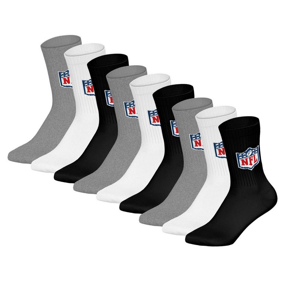 Socken  9er Pack Stretch-NFL SHIELD 9Pack Crew Socks