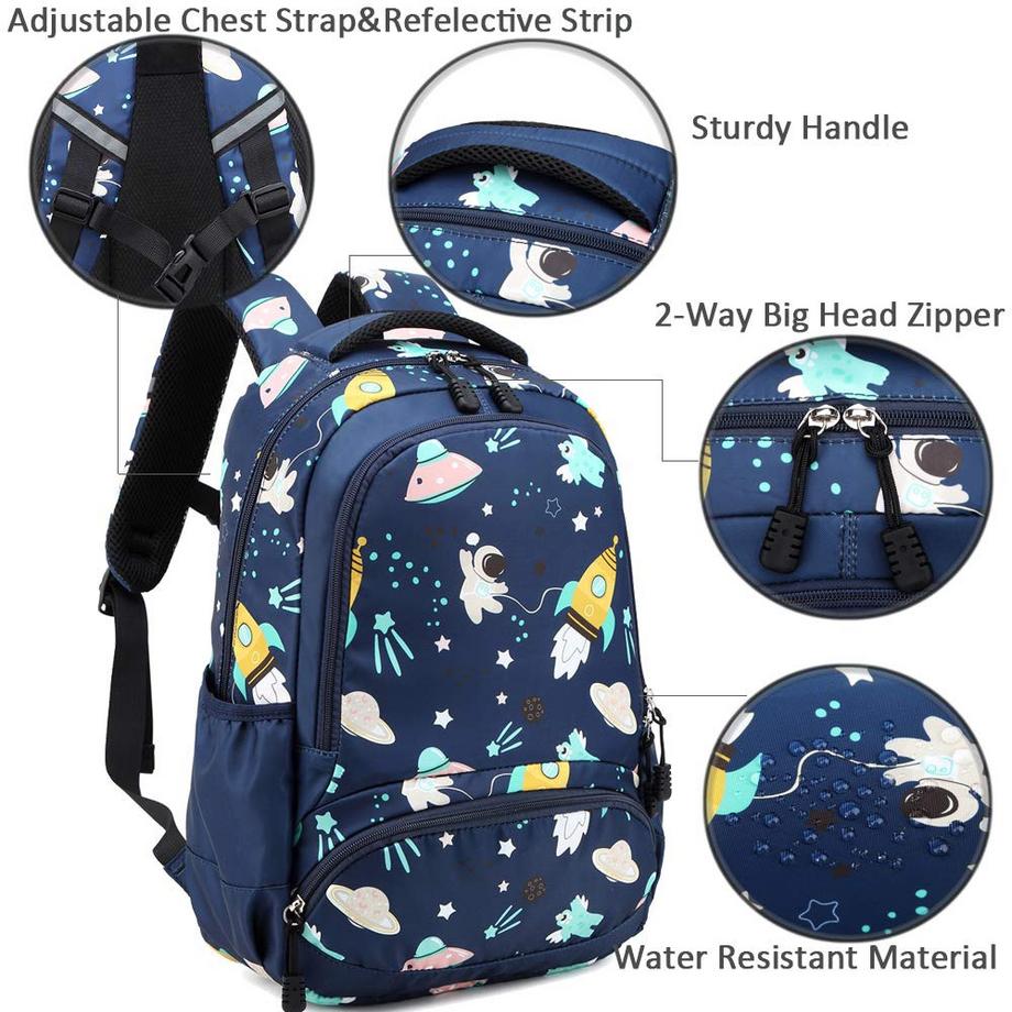 Only-bags.store  Kinderrucksack Grundschulranzen Leichter Kinderrucksack Set 3 Schultasche für Schüler 