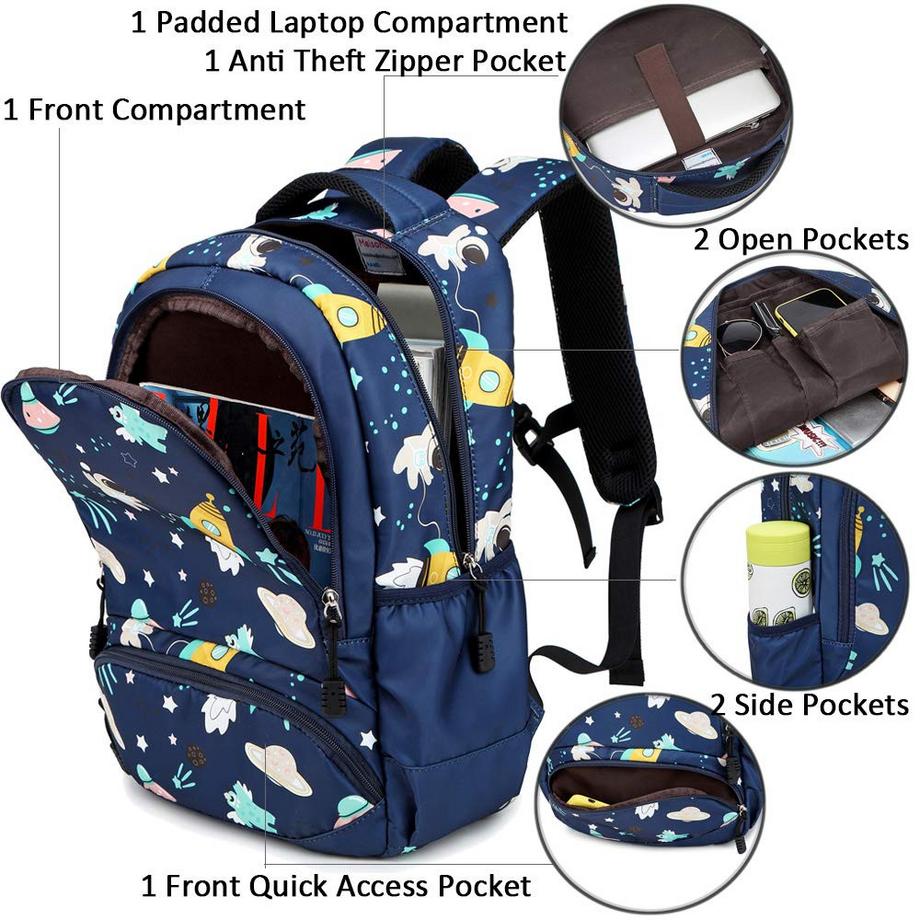 Only-bags.store  Kinderrucksack Grundschulranzen Leichter Kinderrucksack Set 3 Schultasche für Schüler 