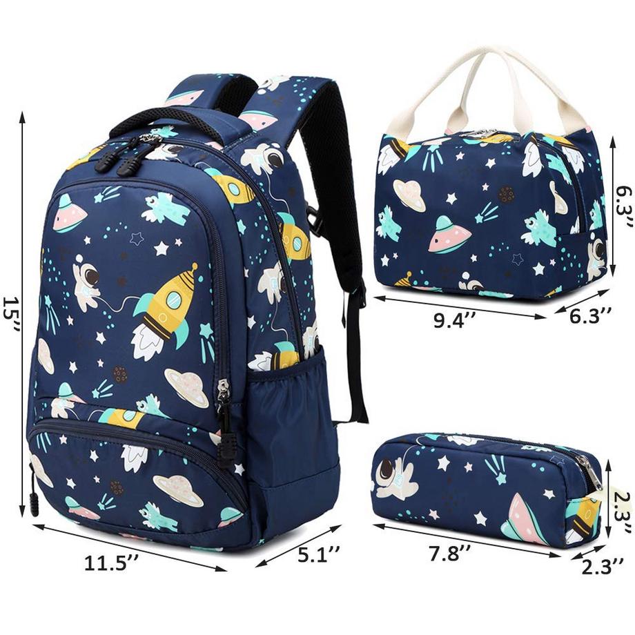 Only-bags.store  Kinderrucksack Grundschulranzen Leichter Kinderrucksack Set 3 Schultasche für Schüler 
