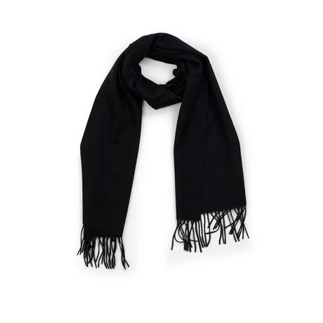 CASH-MERE.CH Écharpe unie à franges  