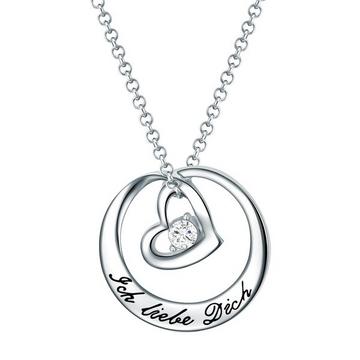 Femme Collier tendance Coeur