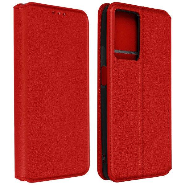 Avizar  Étui Oppo A77 Porte Carte, Rouge 