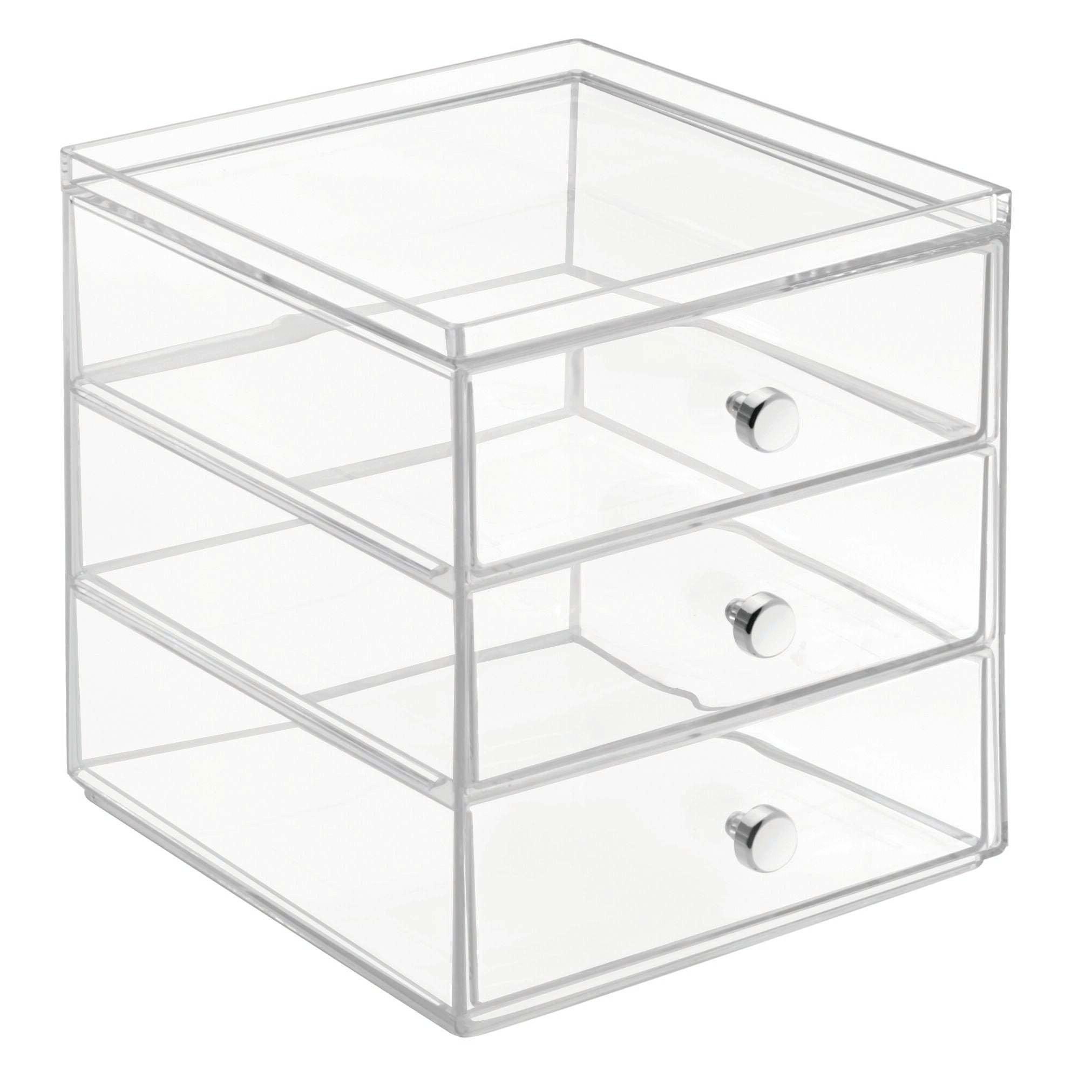 iDesign  DRAWER   Schubladen Turm KLAR 3 Fächer   Gross 