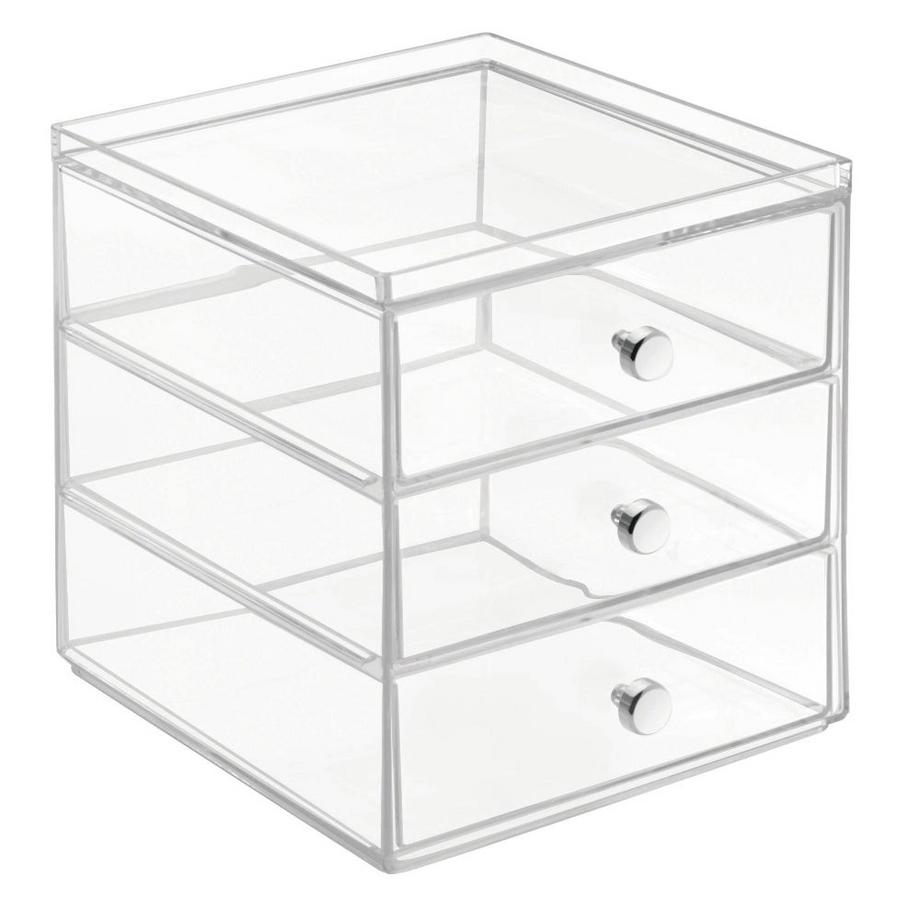 iDesign DRAWER  SchubladenTurm KLAR 3 Fächer  Gross  
