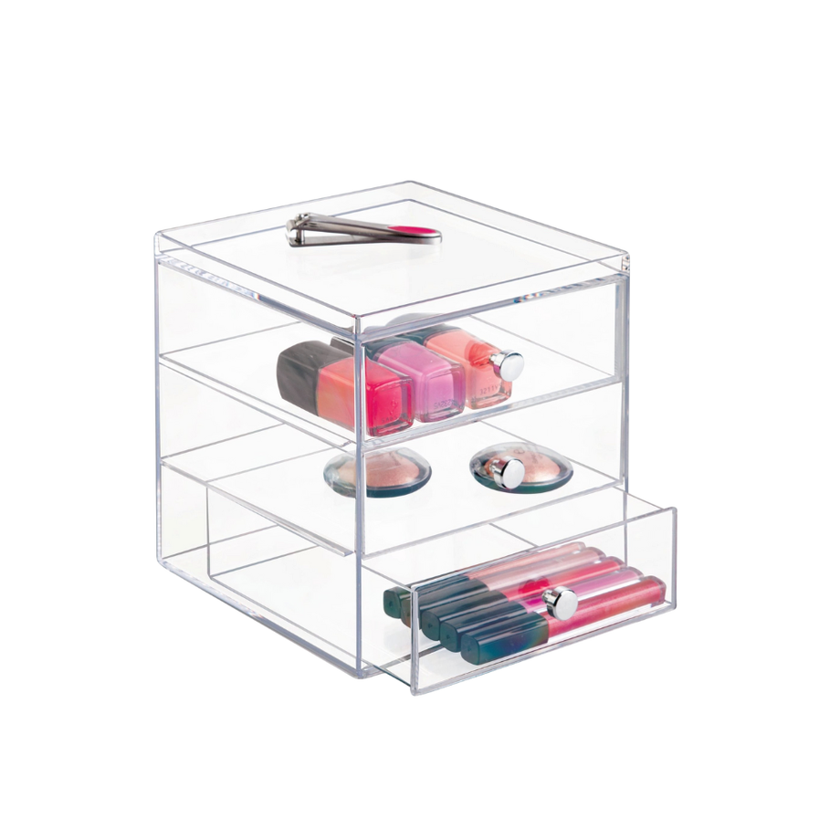 DRAWER  SchubladenTurm KLAR 3 Fächer  Gross