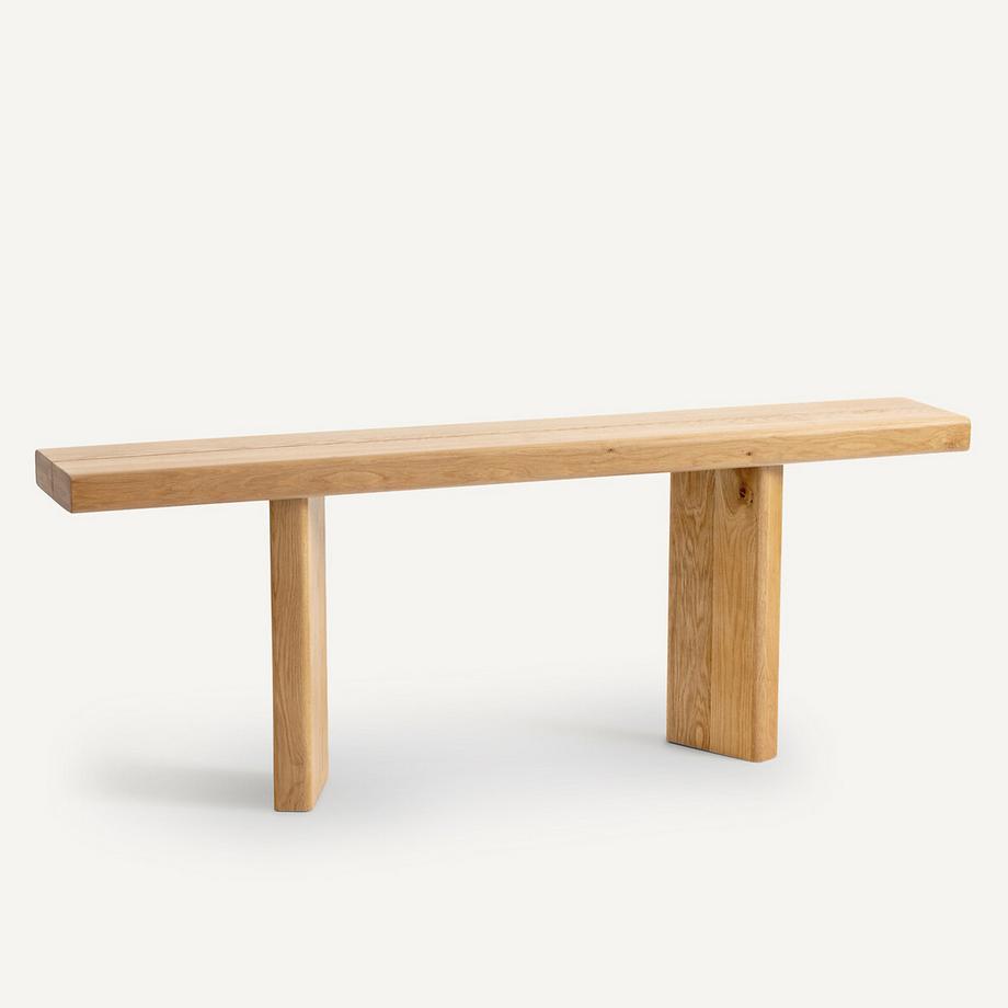 Konsole aus Eiche und Furnier L200 cm