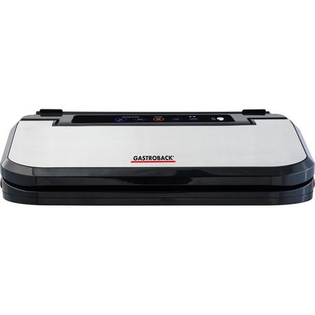 Gastroback Gastroback Design Basic macchina per sottovuoto 800 mbar Nero, Stainless steel  