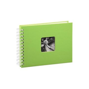 HAMA Spiralalbum Fine Art 2114 240x170mm,kiwi 25 Blatt, weiss