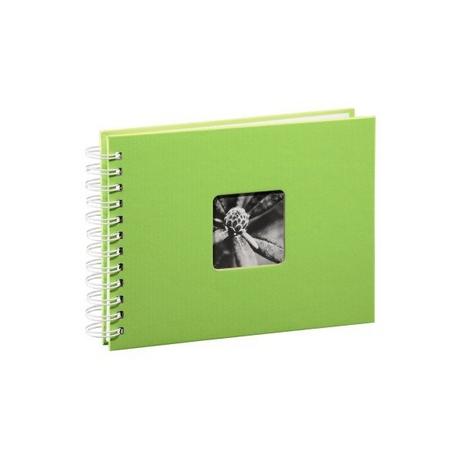 hama HAMA Spiralalbum Fine Art 2114 240x170mm,kiwi 25 Blatt, weiss  