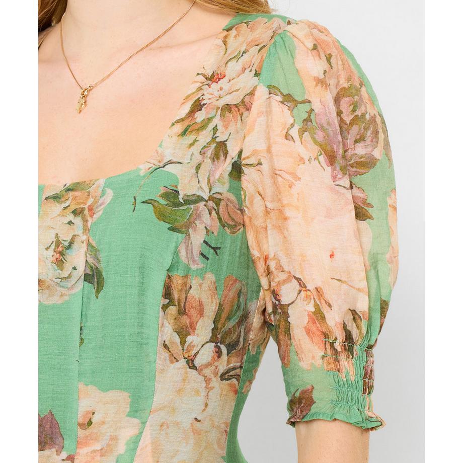 Joe Browns Robe Midi Encolure Carrée Style Rétro  