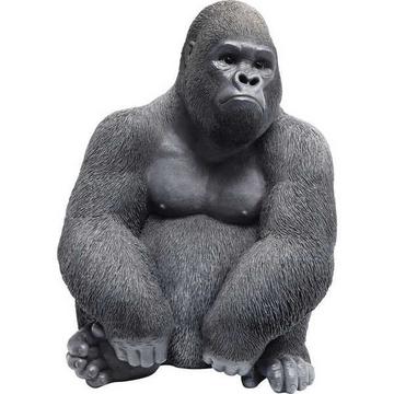 Figura decorativa Monkey Gorilla Side Medium nero