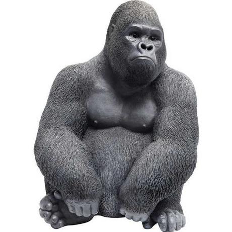 KARE Design Figura decorativa Monkey Gorilla Side Medium nero  