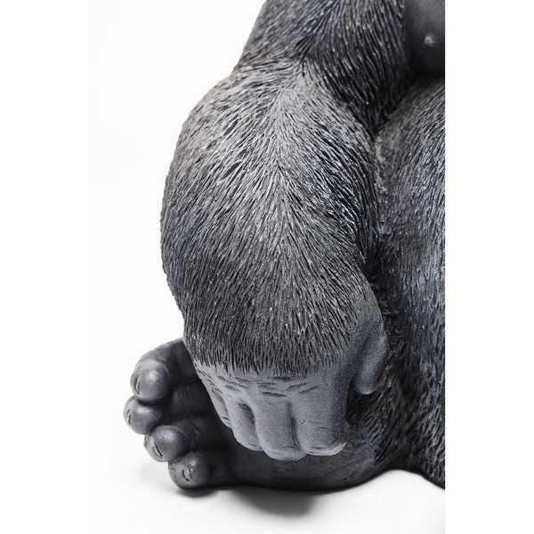 KARE Design Figura decorativa Monkey Gorilla Side Medium nero  