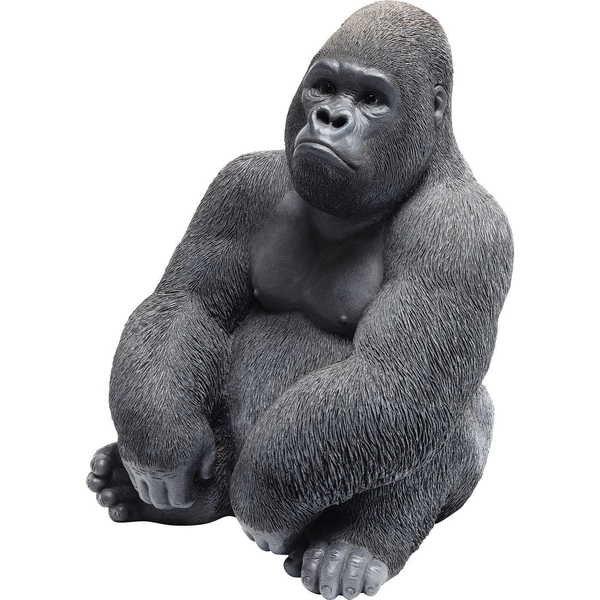 KARE Design Figura decorativa Monkey Gorilla Side Medium nero  