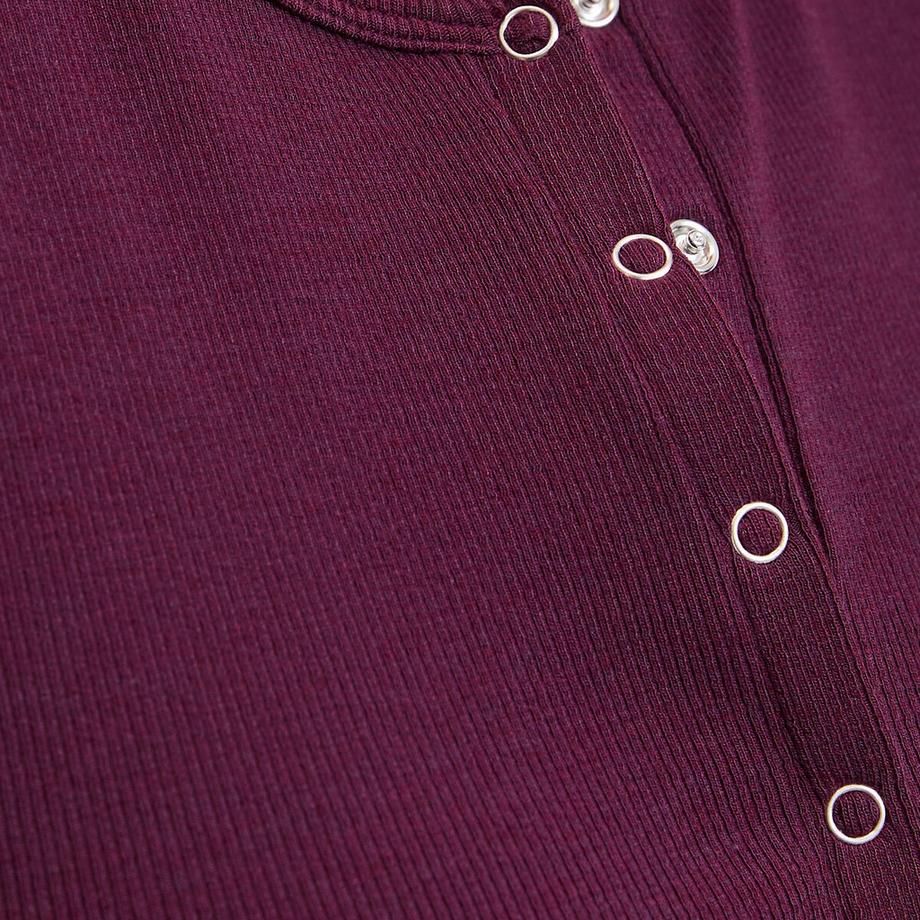 La Redoute Collections T-shirt Maniche Lunghe Henley  