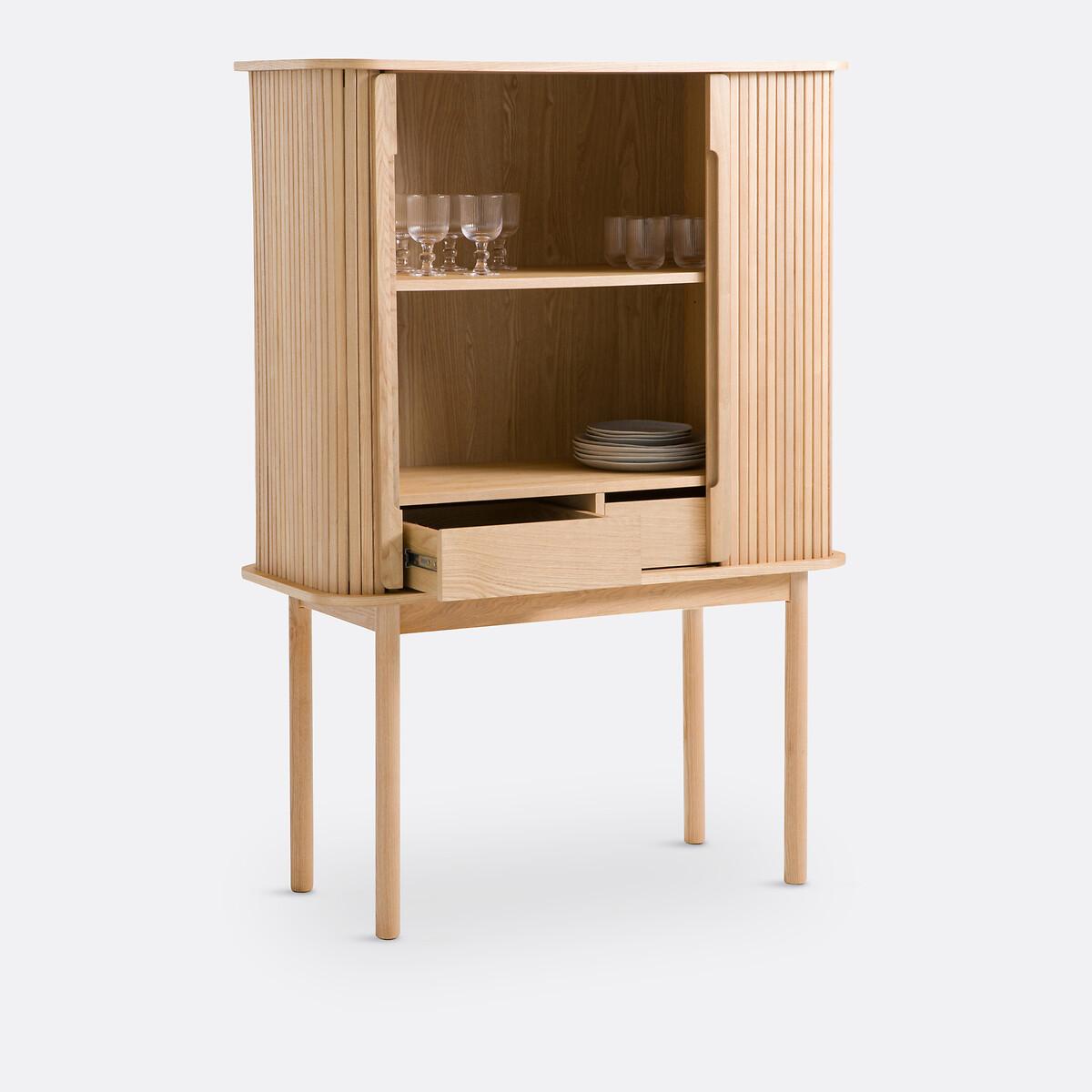 La Redoute Intérieurs Schrank Wapong mit 2 Schubladen + 2 Schiebetüren  