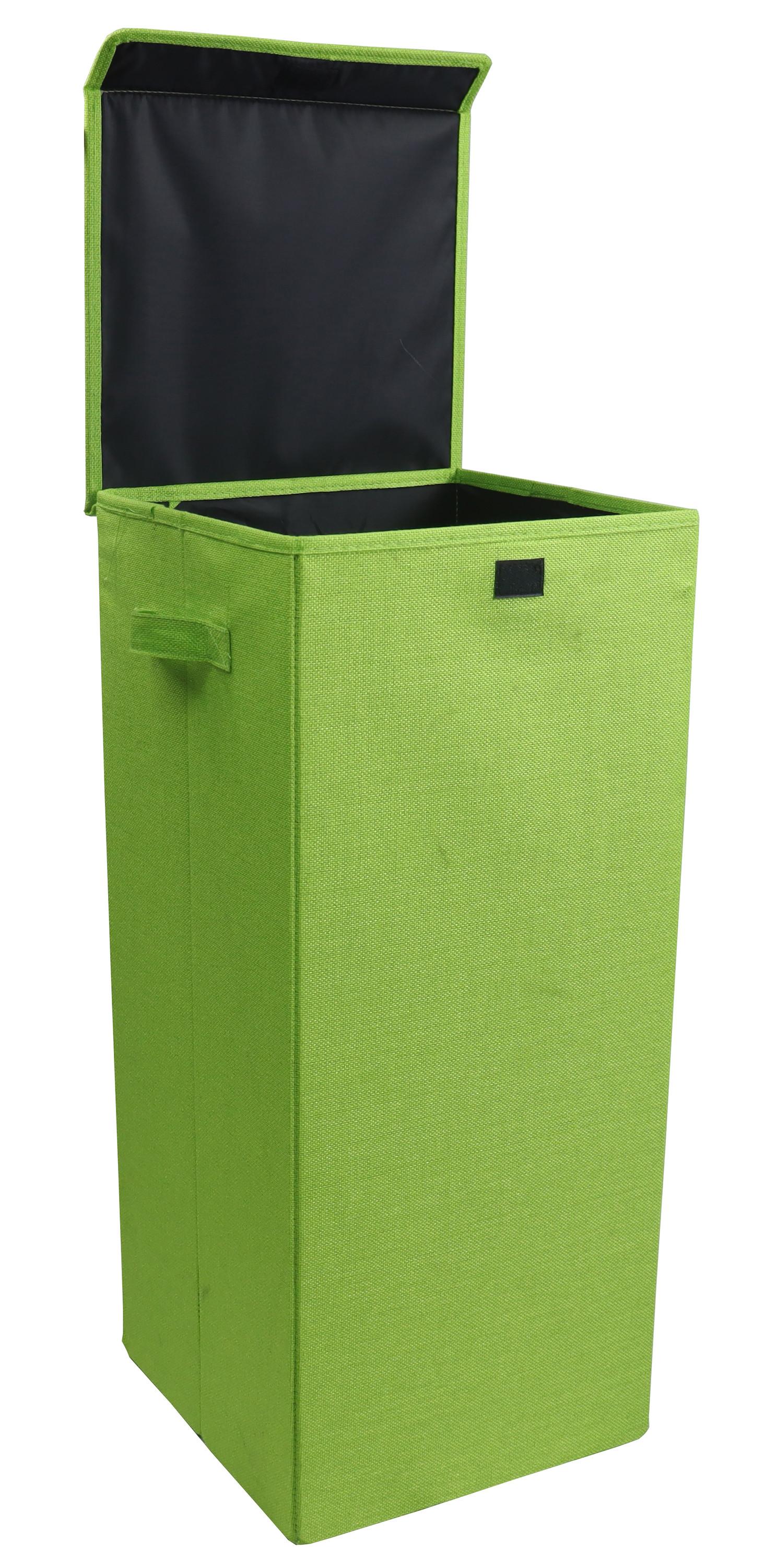 VCM Wäschekorb Stoff Wäschebox Wäschetruhe Wäschesammler Stoffbox Deckel Dreso L  