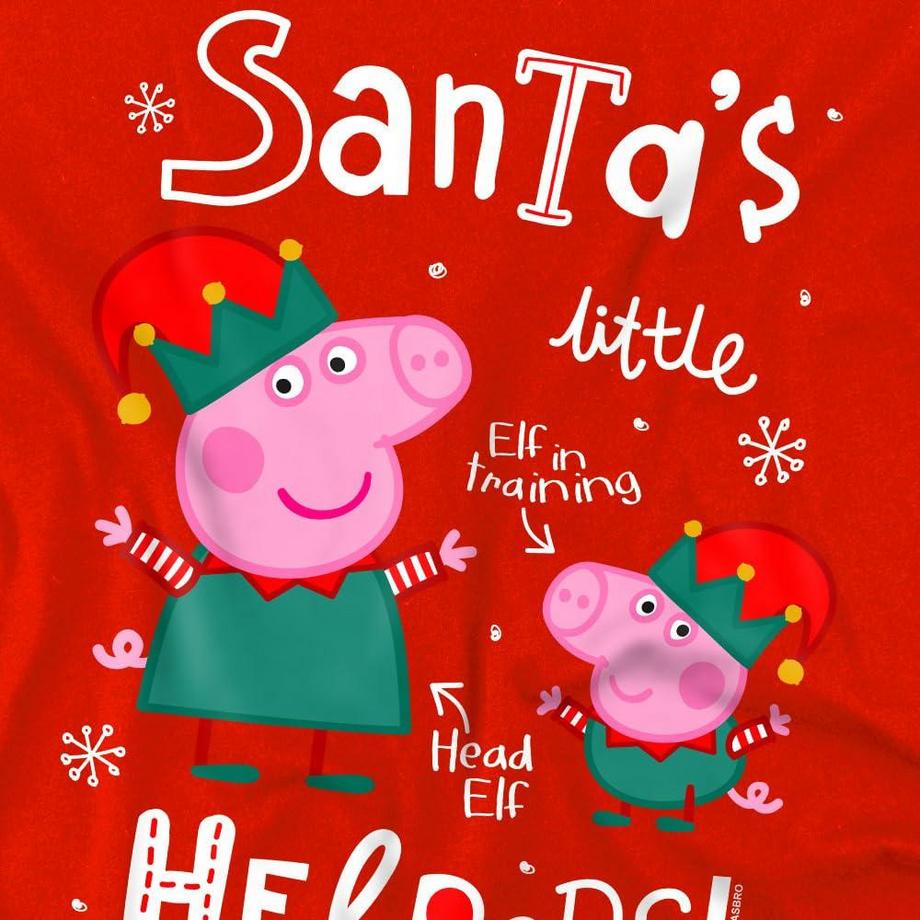 Peppa Pig  TShirt  weihnachtliches Design 