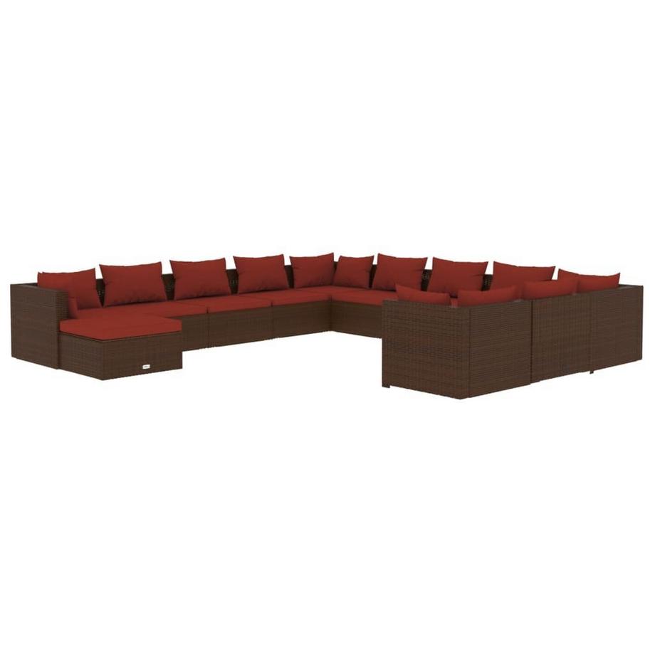 Garten-lounge-set poly-rattan