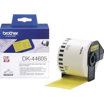 DK-44605 Etiketten Rolle 62 mm x 30.48 m Papier Gelb 1 St. Wiederablösbar  Universal-Etiketten