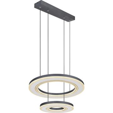 Lampe à suspension Blasius métal noir LED