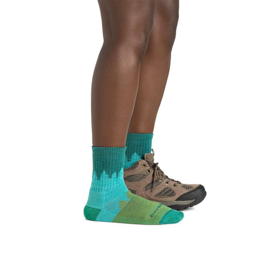 Darn Tough Vermont  Darn Tough Chaussettes Femme Micro Crew Mi-Épaisses Randonnée Laine Mérinos 