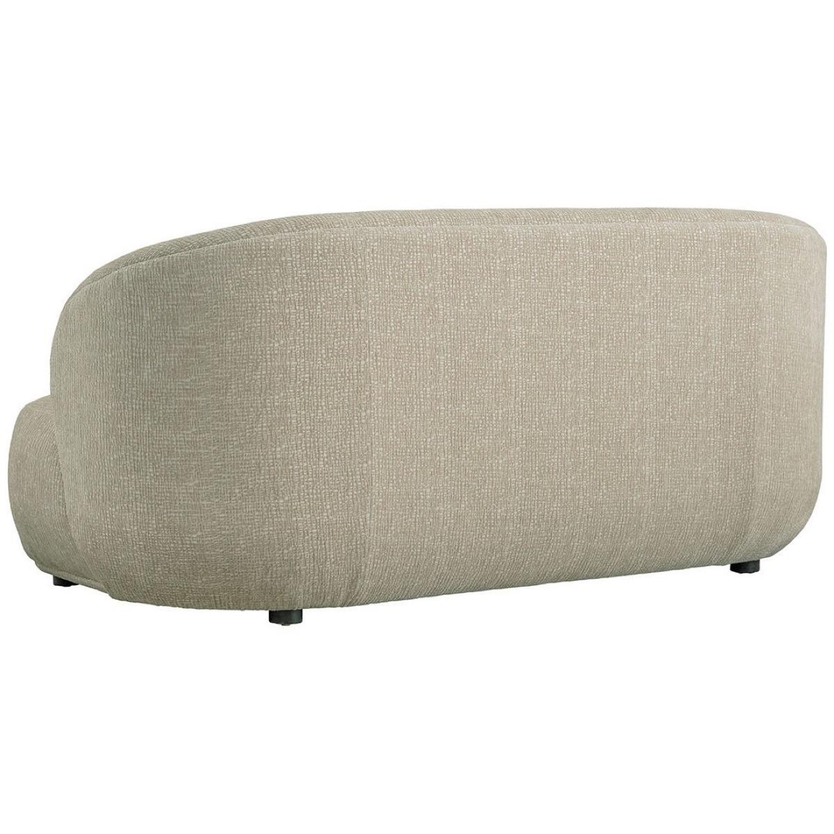 Blanc d'Ivoire Divano Lisette in velluto jacquard sabbia 170  