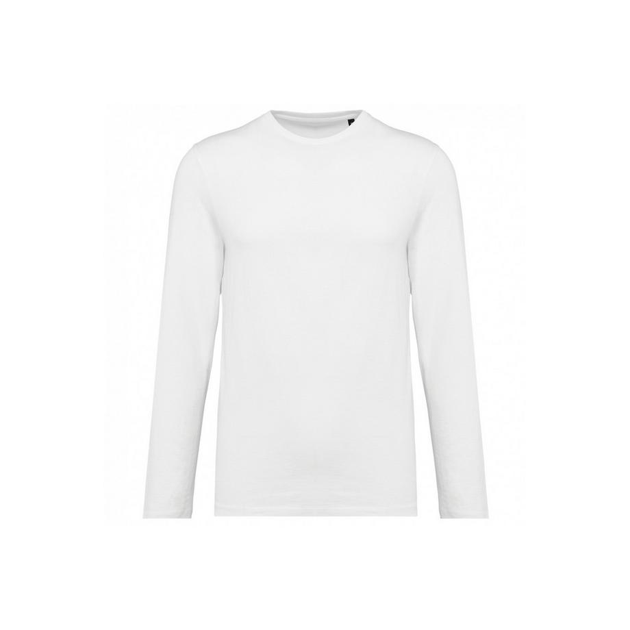 t-shirt suprima manches longues col rond