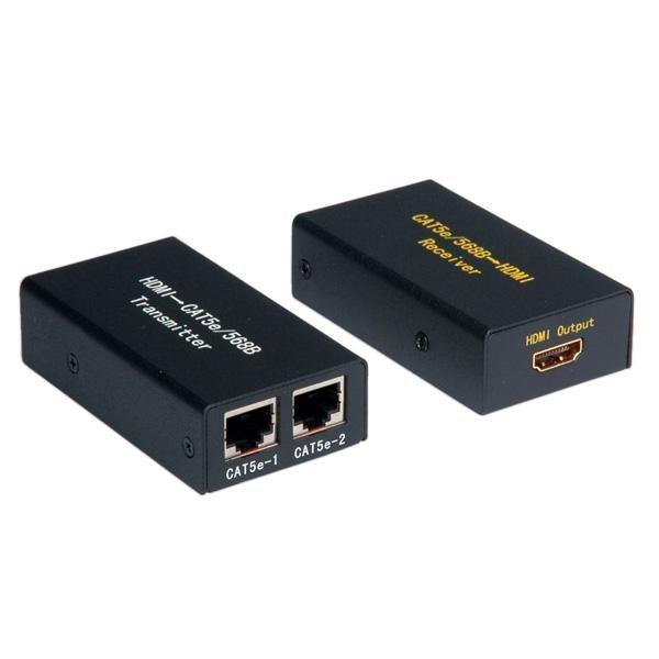 Value  Value Prolongateur HDMI via Cat. 5, 25m 