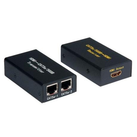 Value  Value Prolongateur HDMI via Cat. 5, 25m 