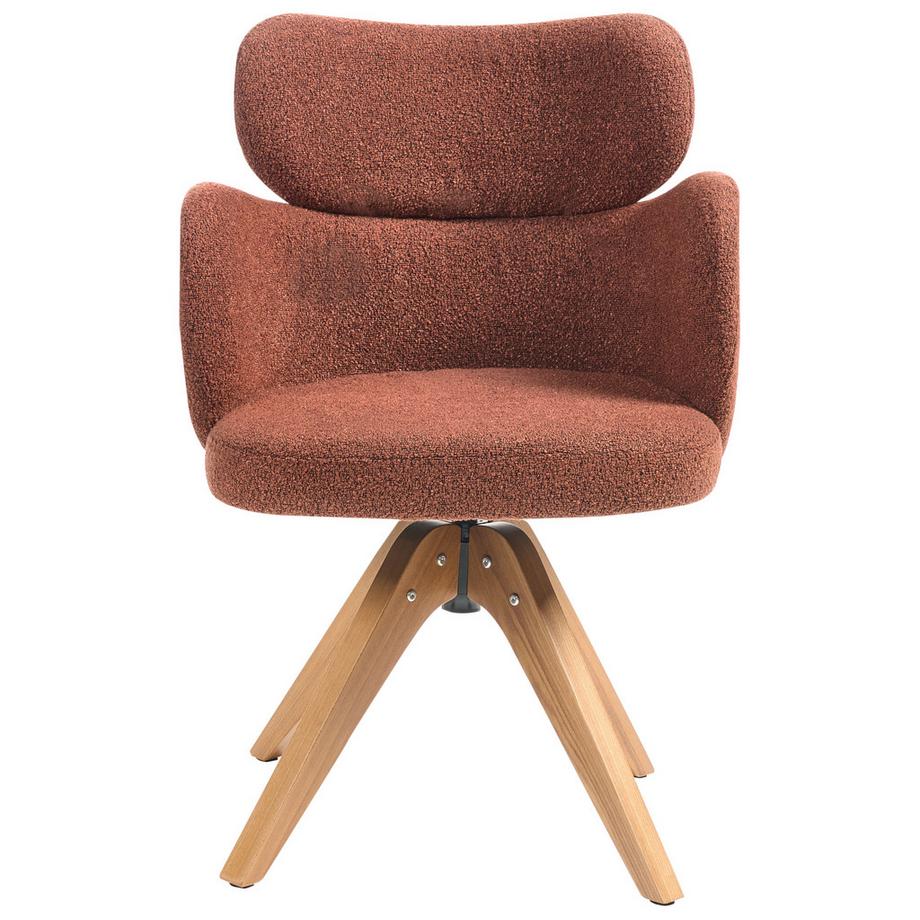 Beliani Chaise de salle à manger en Bouclé Boho MARCY  