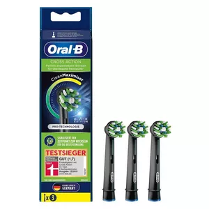Oral-B CrossAction Black Edition CleanMaximiser 3 Aufsteckbürsten