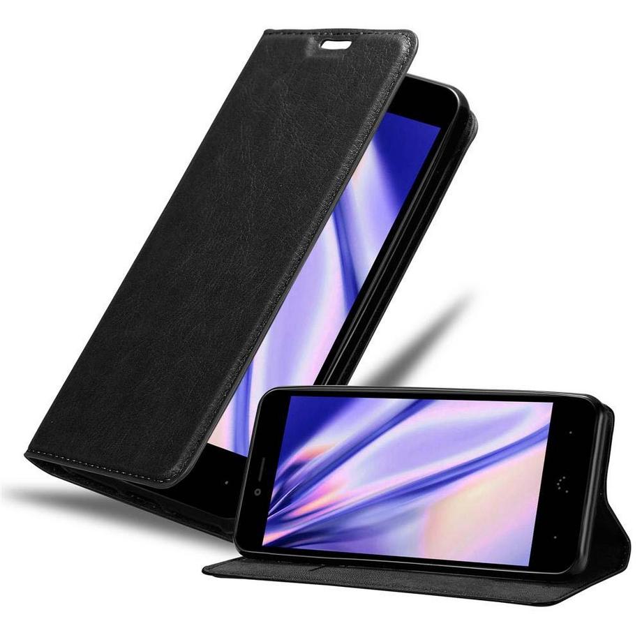 Cadorabo  Hülle für BQ Aquaris U / U LITE Magnetverschluss, Kartenfach 