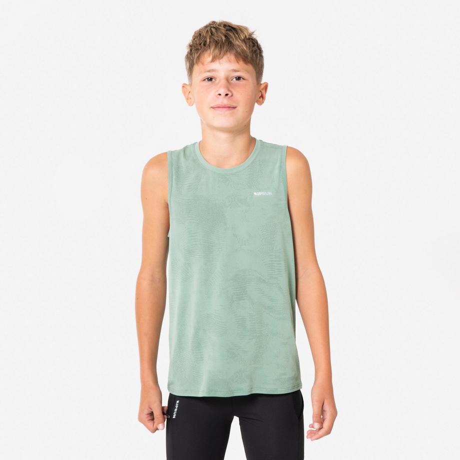 Tanktop Kinder Nahtlos Laufsport Polyester