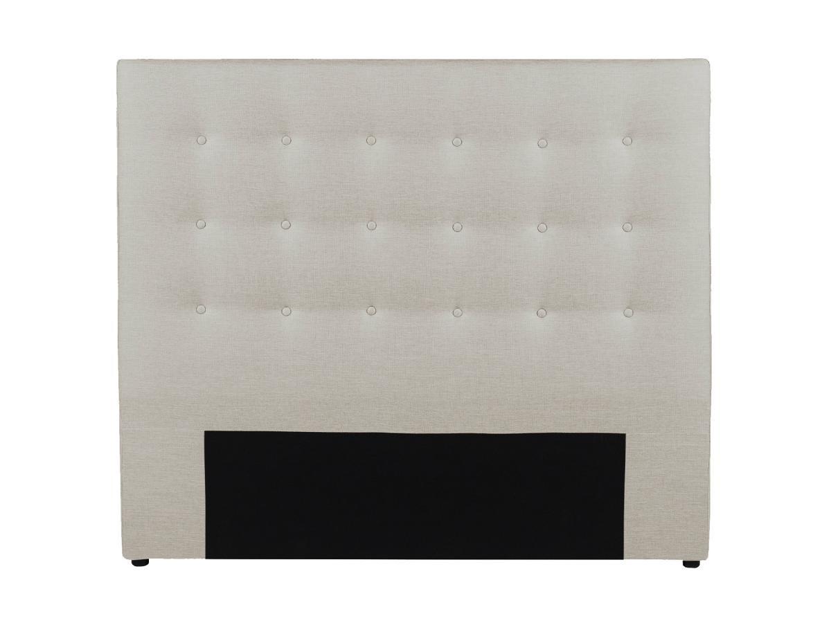 Vente-unique Bettkopfteil Gepolstert Stoff FRANCESCO  