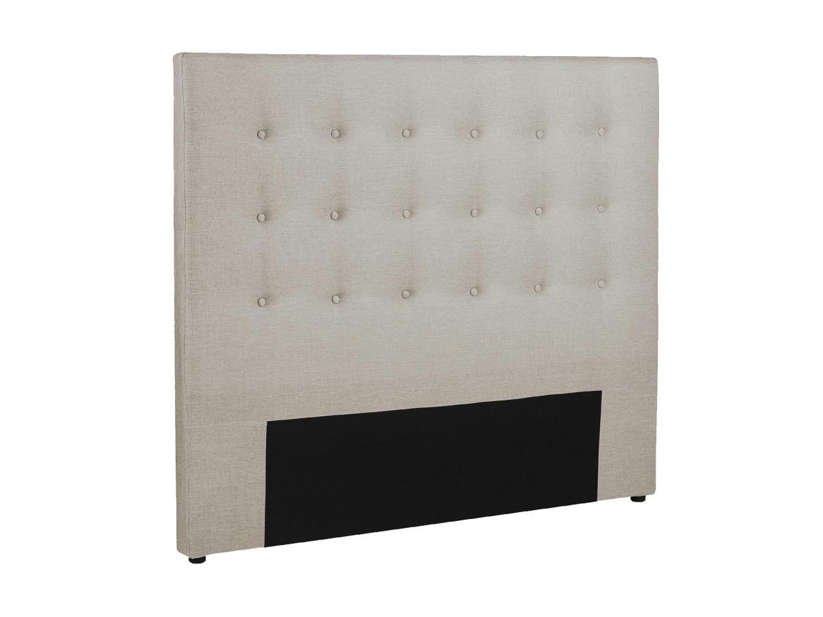 Vente-unique Bettkopfteil Gepolstert Stoff FRANCESCO  