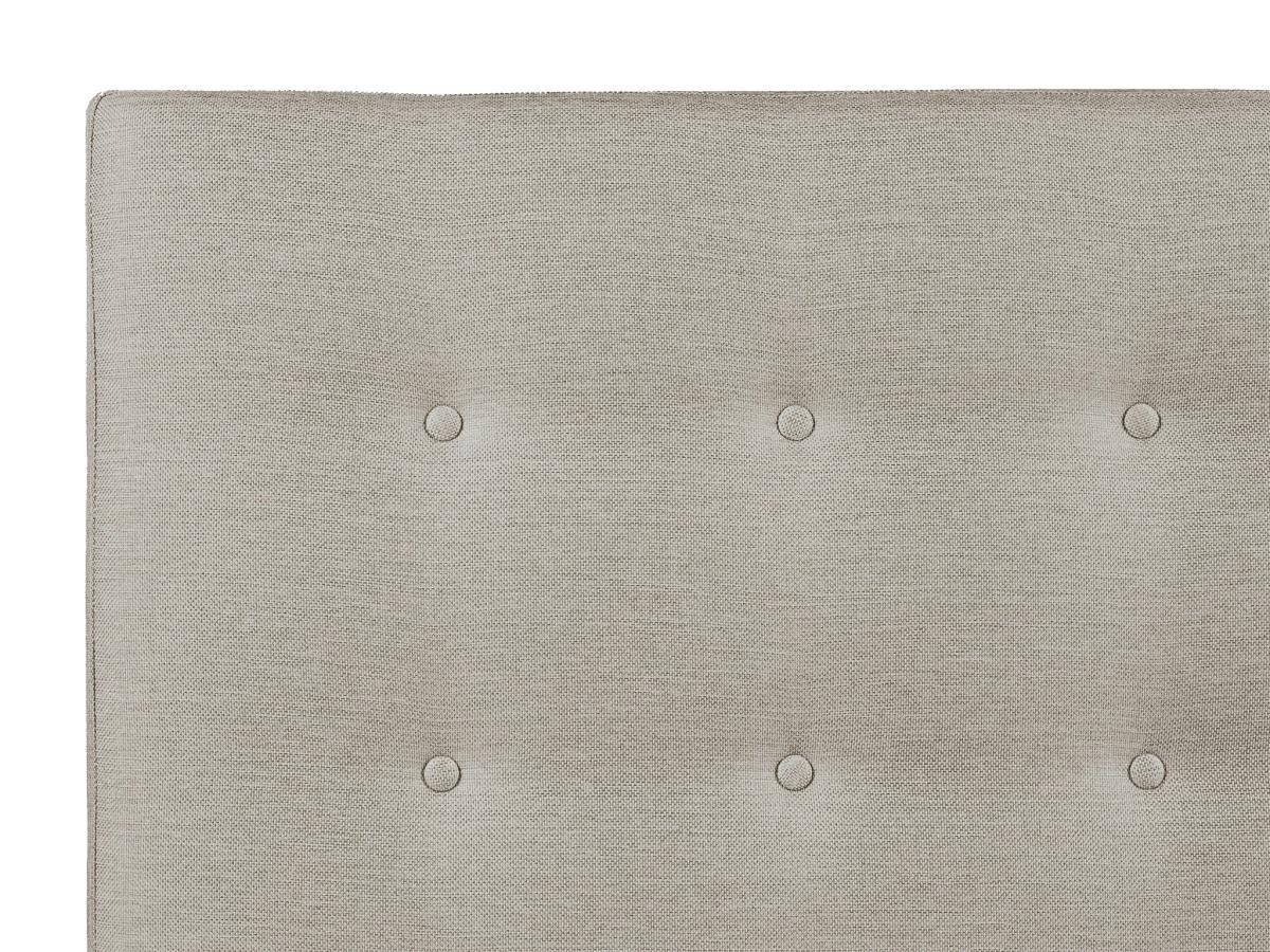 Vente-unique Bettkopfteil Gepolstert Stoff FRANCESCO  