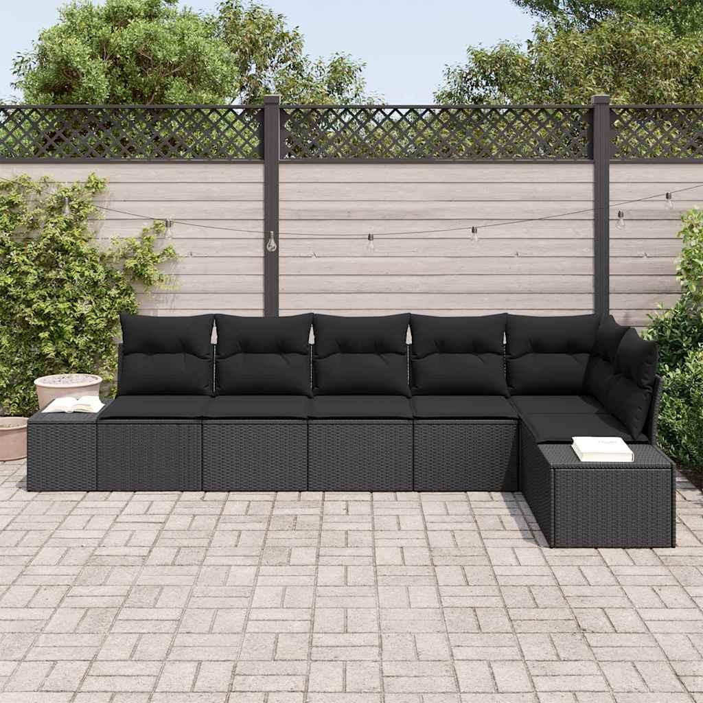 VidaXL Canapé modulaire poly rattan  