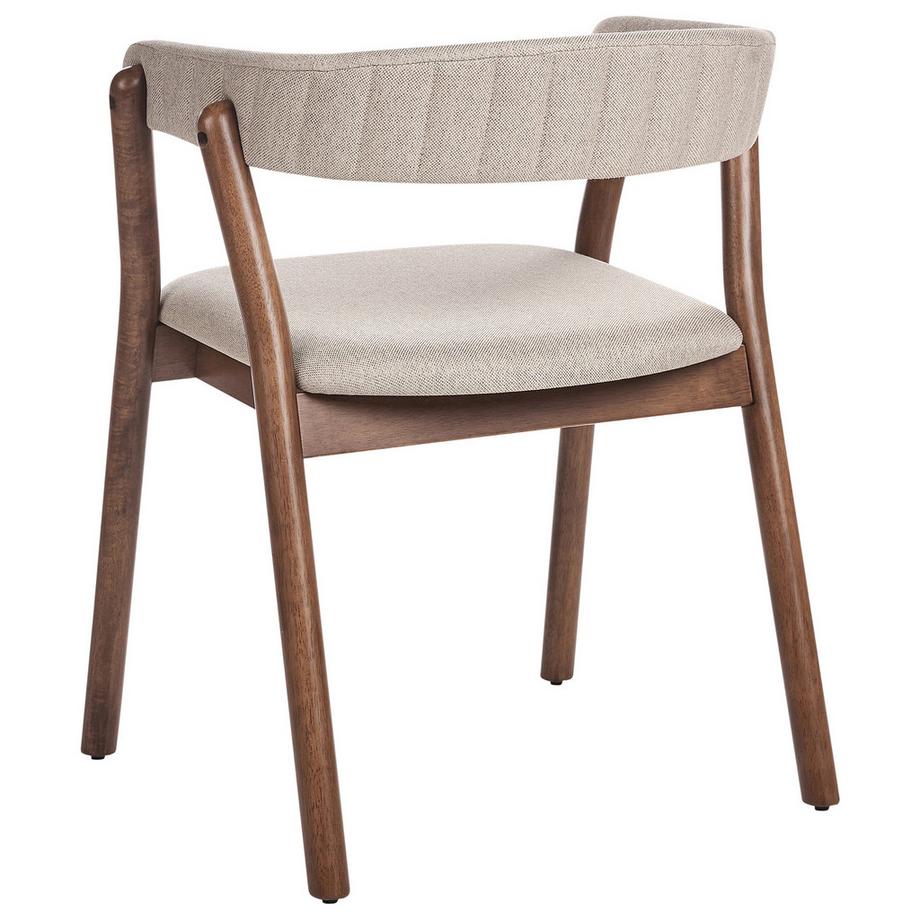 Beliani Esszimmerstuhl 2er Set aus Stoff  MYLO  